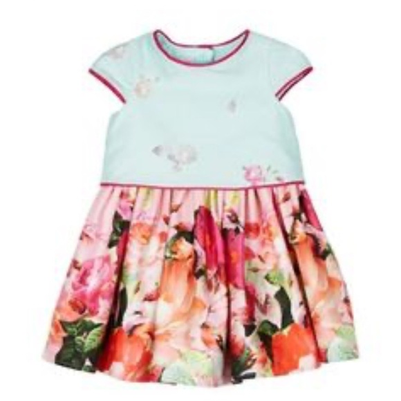 Ted Baker Girls Floral Dress size: 18-24 Months - Picture 1 of 5